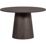 Mörkbruna Runda matbord från Woood för 6 personer med diameter 120cm 