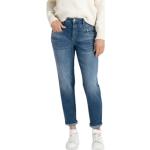 MAC Blå-Medium Slim-Fit Jeans Blue, Dam