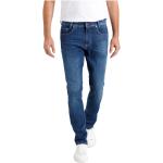 Blåa Slim fit jeans från MAC Mode på rea för Herrar 