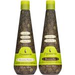 Cruelty free Shampoo & Balsam-set utan parabener från Macadamia Natural Oil med Fröolja för Skadat hår med Återfuktande effekt Olja 300 ml för Herrar 