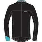 Madison herr Roadrace Light långärmad tröja, svart/blå Curaco, L
