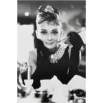 Malerifabrikken - Poster Audrey Hepburn 1 - Svart - 30X40