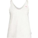 Prickiga Vita Ärmlösa Tränings t-shirts från Maloja på rea i Storlek M i Jerseytyg för Damer 