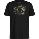 Svarta Kortärmade Tränings t-shirts från Maloja på rea i Storlek M i Jerseytyg för Herrar 