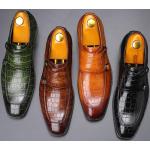 Formella Vår Svarta Ankle-boots med spetsig tå i Läder för Herrar 
