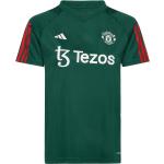 Gröna Manchester United Fotbollströjor för barn från adidas Performance i Jerseytyg 