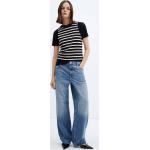 Blåa Slitna jeans från Mango i Storlek S i Denim för Damer 