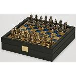 Manopoulos Byzantine Empire Chess Set Blue