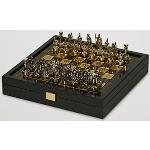 Manopoulos Greek Roman Period Chess Set Brown