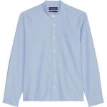 Casual Ekologiska Blåa Långärmade skjortor från Marc O'Polo i Bomull för Herrar 