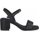 Svarta Sandaletter från Marco Tozzi på rea i Läder för Damer 