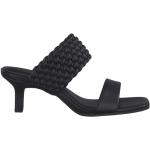 Svarta Slip in-sandaler från Marco Tozzi på rea i Syntet för Damer 