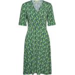 Knälånga Gröna Knälånga klänningar från Jumperfabriken i Storlek XL för Damer 