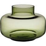 Olivgröna Glasvaser från Marimekko i Glas - 21 cm 