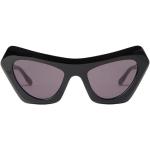 Svarta Cat-eye solglasögon i Acetat för Damer 