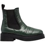 Gröna Chelsea-boots från Marni på rea med Blockklack med Fyrkantig tå för Damer 