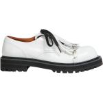 Vita Derby-skor med fransar från Marni i Kalvskinn för Herrar 