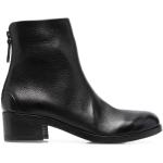 Svarta Ankle-boots från MARSÈLL med Dragkedja med Klackhöjd 5cm till 7cm för Damer 