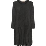 Mörkgråa Långärmade klänningar på rea i Storlek XL för Damer 