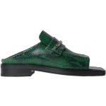 Gröna Slip in-sandaler från Martine Rose på rea med öppen tå i Läder för Damer 