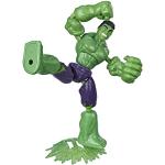 Avengers E7871 Marvel Bend and Flex Action, 6-Inch Flexible Hulk Figure, Includes Blast Accessory, Ages 4 and Up, Multicoloured