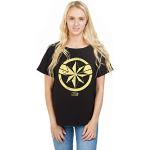 Marvel Captain T-shirt för kvinnor, Svart (svart b