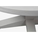 Ljusgråa Runda matbord från vtwonen med diameter 120cm i Mangoträ 
