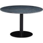 Gråa Runda matbord med diameter 120cm i Marmor 