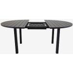 Svarta Trädgårdsbord från Venture Home förlängningsbara i Aluminium 