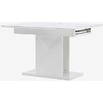 Vita Matbord i glas från Venture Home förlängningsbara i Glas 