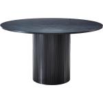Svarta Runda matbord med diameter 130cm 