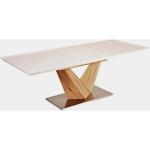 Moderna Vita Matbord från Skånska Möbelhuset Taylor förlängningsbara i Ek 