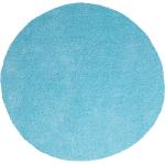 Ljusblåa Runda mattor från Beliani på rea i Polyester 
