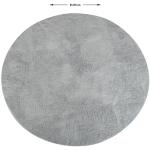 Gråa Runda mattor på rea med diameter 230cm 