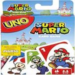 Flerfärgade Super Mario Bros Mario UNO från Mattel på rea för barn 7 till 9 år 