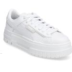 Mayze Crashed Lthr Wns Sport Sneakers Low-top Sneakers White PUMA