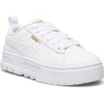 Mayze Lth Ps Sport Sneakers Low-top Sneakers White PUMA