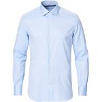 Casual Ljusblåa Casual skjortor från MAZZARELLI i Storlek XL i Bomull för Herrar 