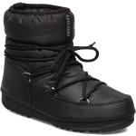 Mb Low Nylon Wp 2 Designers Boots Ankle Boots Ankle Boots Flat Heel Black Moon Boot