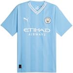 Manchester City Tränings t-shirts från Puma i Storlek S med V-ringning i Jerseytyg för Herrar 
