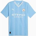 Manchester City Tränings t-shirts från Puma i Storlek XL med V-ringning i Jerseytyg för Herrar 