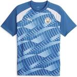 Blåa Manchester City Fotbollströjor i Storlek 3 XL i Jerseytyg för Herrar 