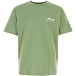 MCM Grön Bomull Oversize T-Shirt, Avslappnad Stil Green, Herr