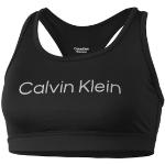 Svarta Sport BHar från Calvin Klein på rea med Medium stöd i Storlek M för Damer 