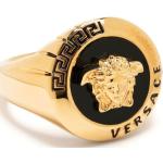 Ringar från Versace Medusa Graverade i Metall för Herrar 