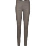 Memekb Leather Pants Bottoms Trousers Leather Leggings-Byxor Grey Karen By Simonsen