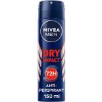 Tyska Deo sprayer utan alkohol från NIVEA för Alla hudtyper med Lugnande effekt 150 ml för Herrar 