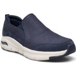 Mörkblåa Slip-in sneakers från Skechers Arch Fit på rea med Slip-on för Herrar 