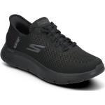 Svarta Slip-in sneakers från Skechers GOwalk i storlek 41 för Herrar 