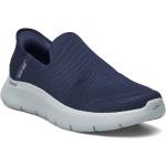 Marinblåa Slip-in sneakers från Skechers GOwalk i storlek 42 för Herrar 
